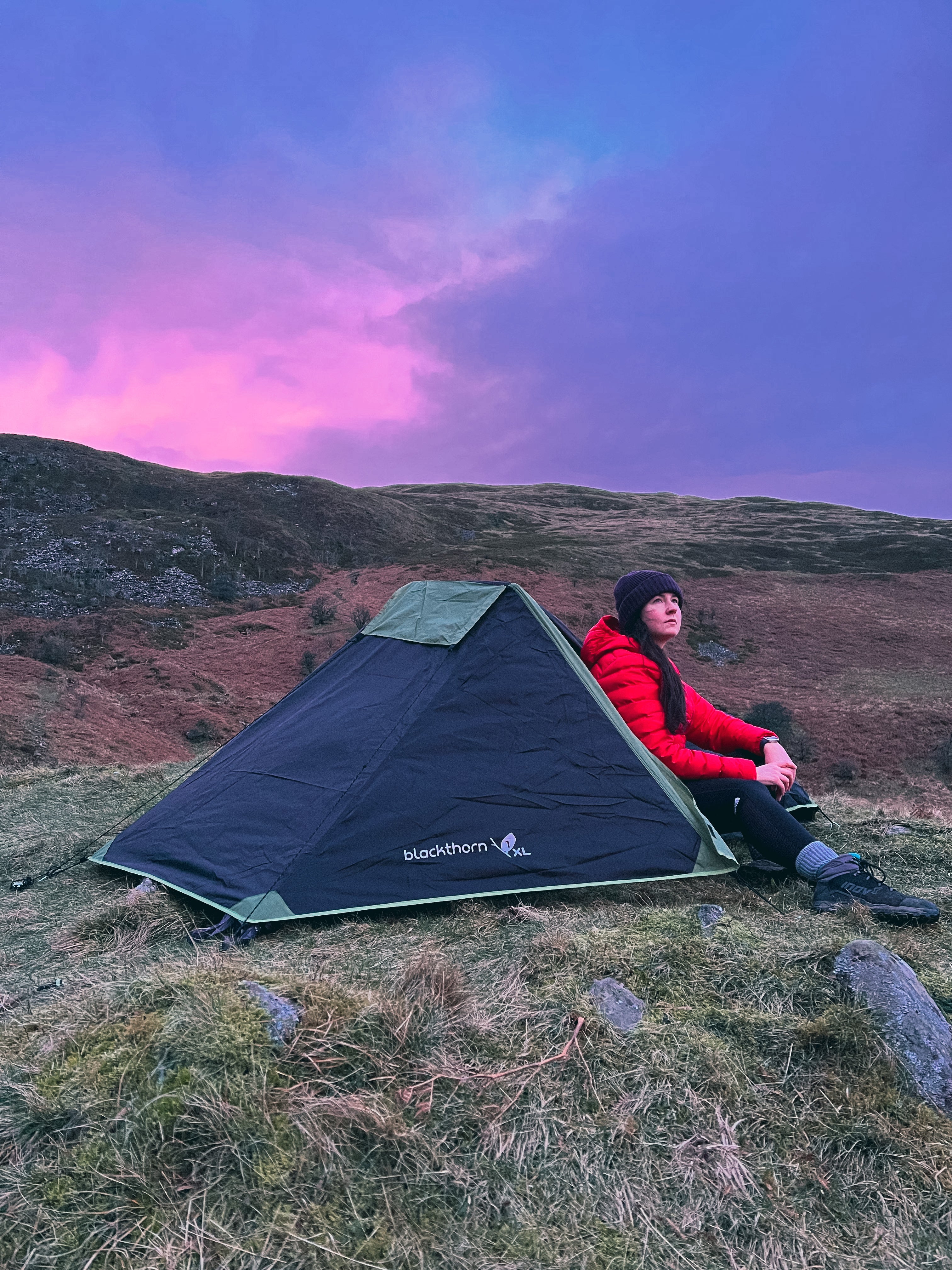 Solo Camping Tips for Women - In the safety of the hills…