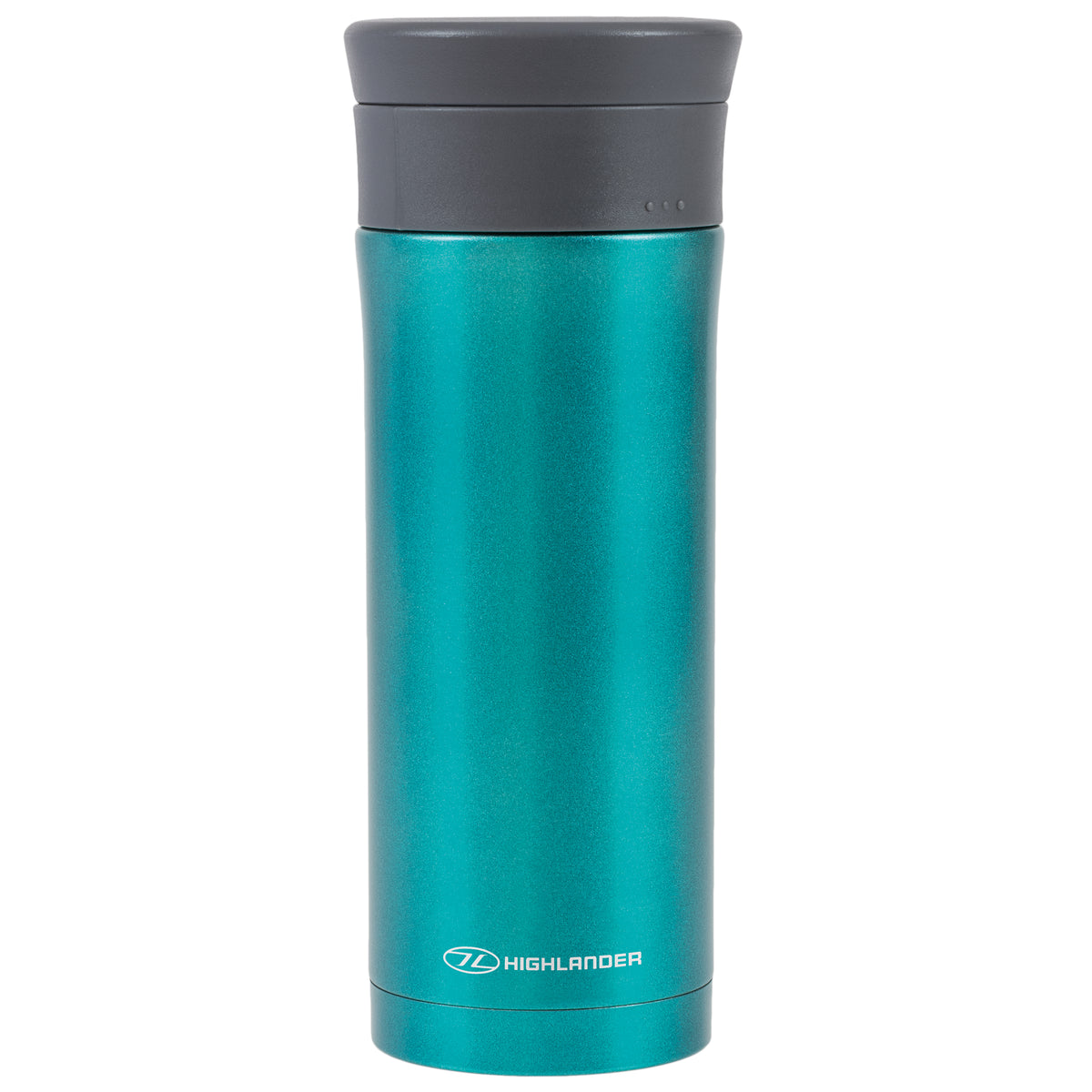 Highlander Thermos Travel Mug 500ml Highlander 500ml Thermal Travel Mug Coffee Cup Hot Drinks Aqua