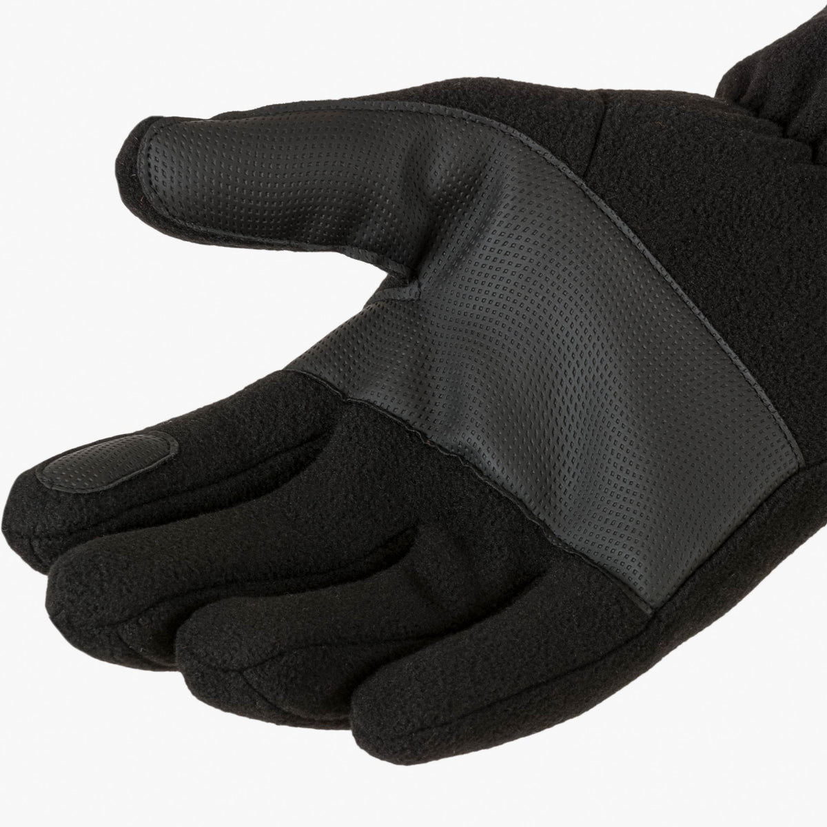 Polar Fleece Gloves/Palm Grip, Black, L Highlander Outdoor