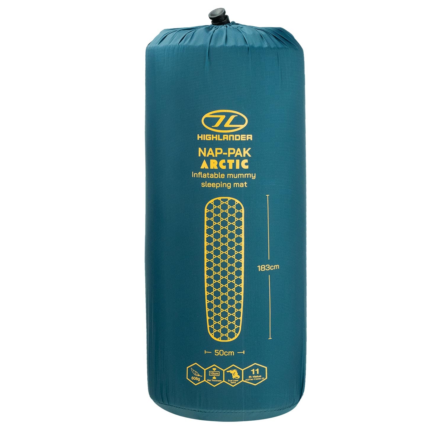 NAP-PAK ARCTIC R11 MUMMY LITE INFLATABLE SLEEPING MAT– Highlander Outdoor