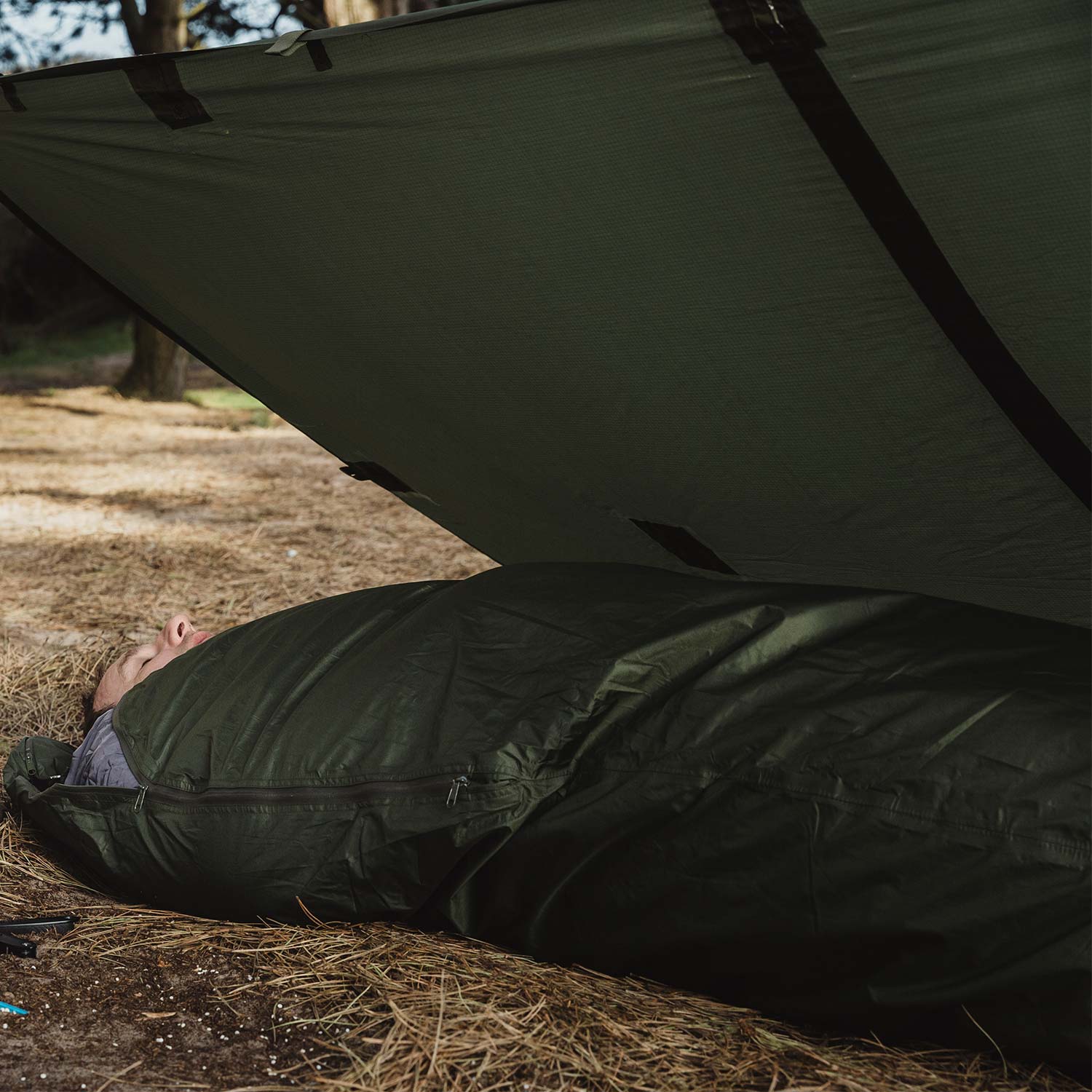 Highlander Schlafsack BIV001 HAWK BIVI BAG OLIVE