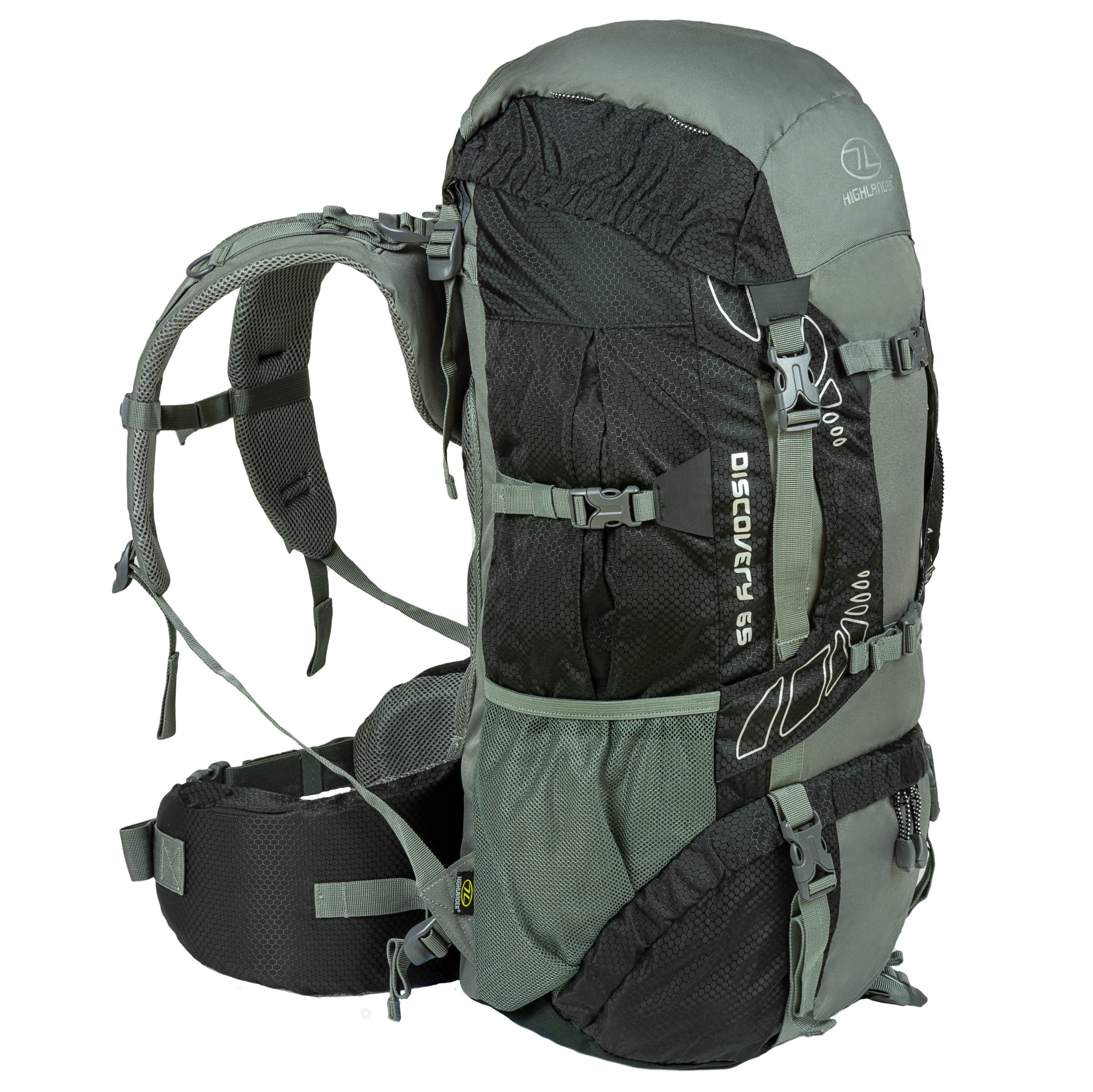 Discovery 65L Trekking Rucksack with Adjustable Back System & Rain ...