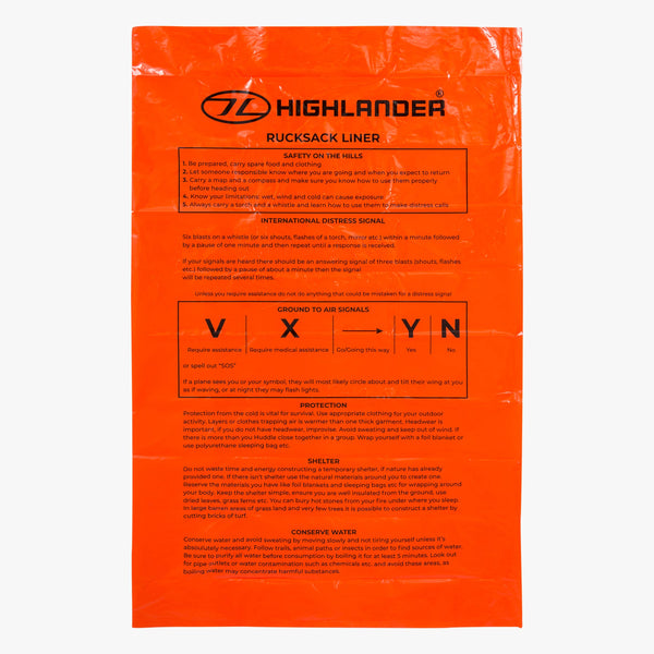 Waterproof Rucksack Liner | Highlander Outdoor