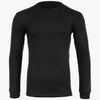 Thermal Base Layer Long Sleeve Shirt, Mens, Black, 2XL