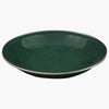 Deluxe Enamel Vintage Camping Soup Plate, Green