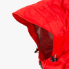 Stow and Go Pack Away Waterproof Jacket, Mens, Red, Hood