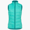 Reversible Gilet, Womens, Emerald and Mint, XS