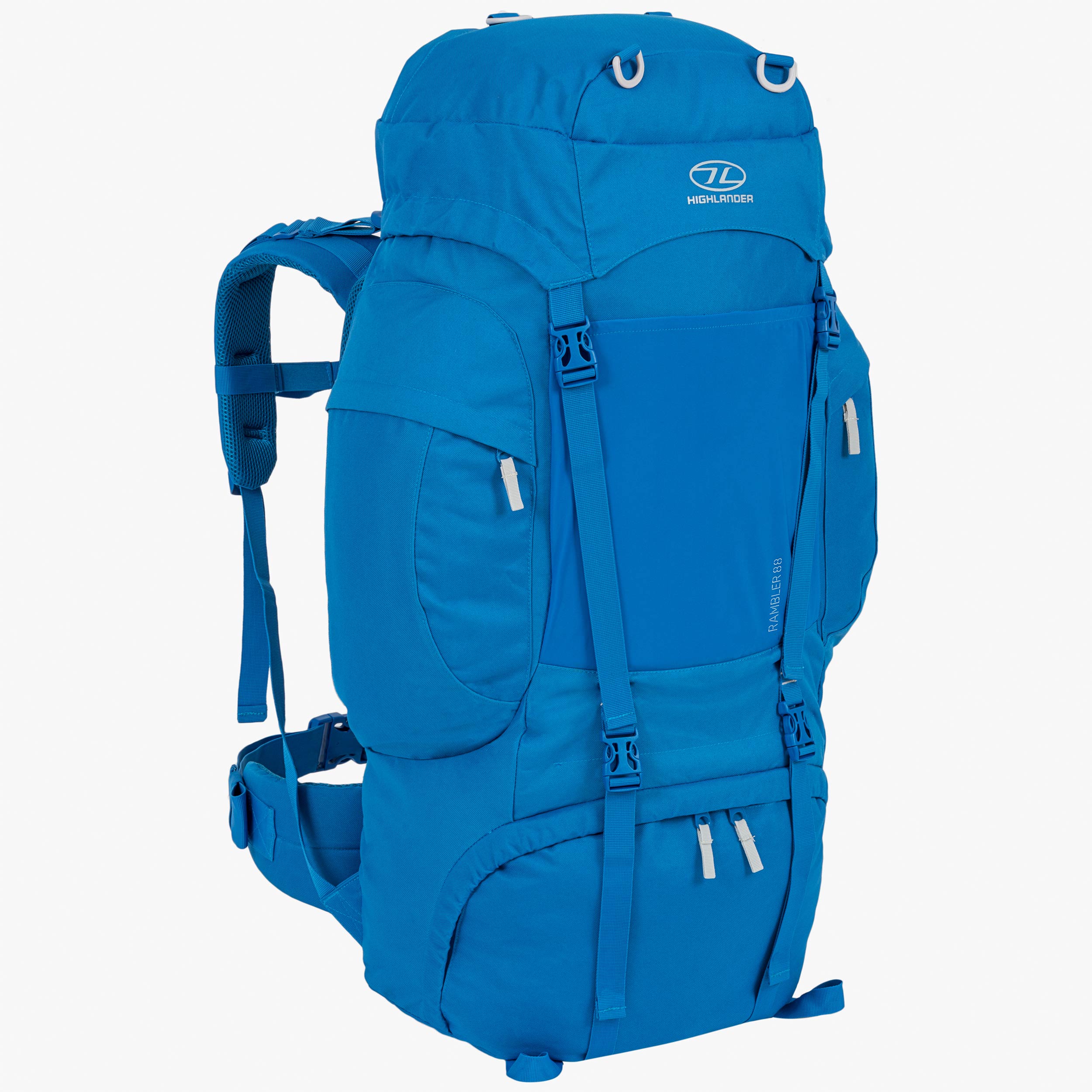 Rambler Rucksack 88L, Black/Silver