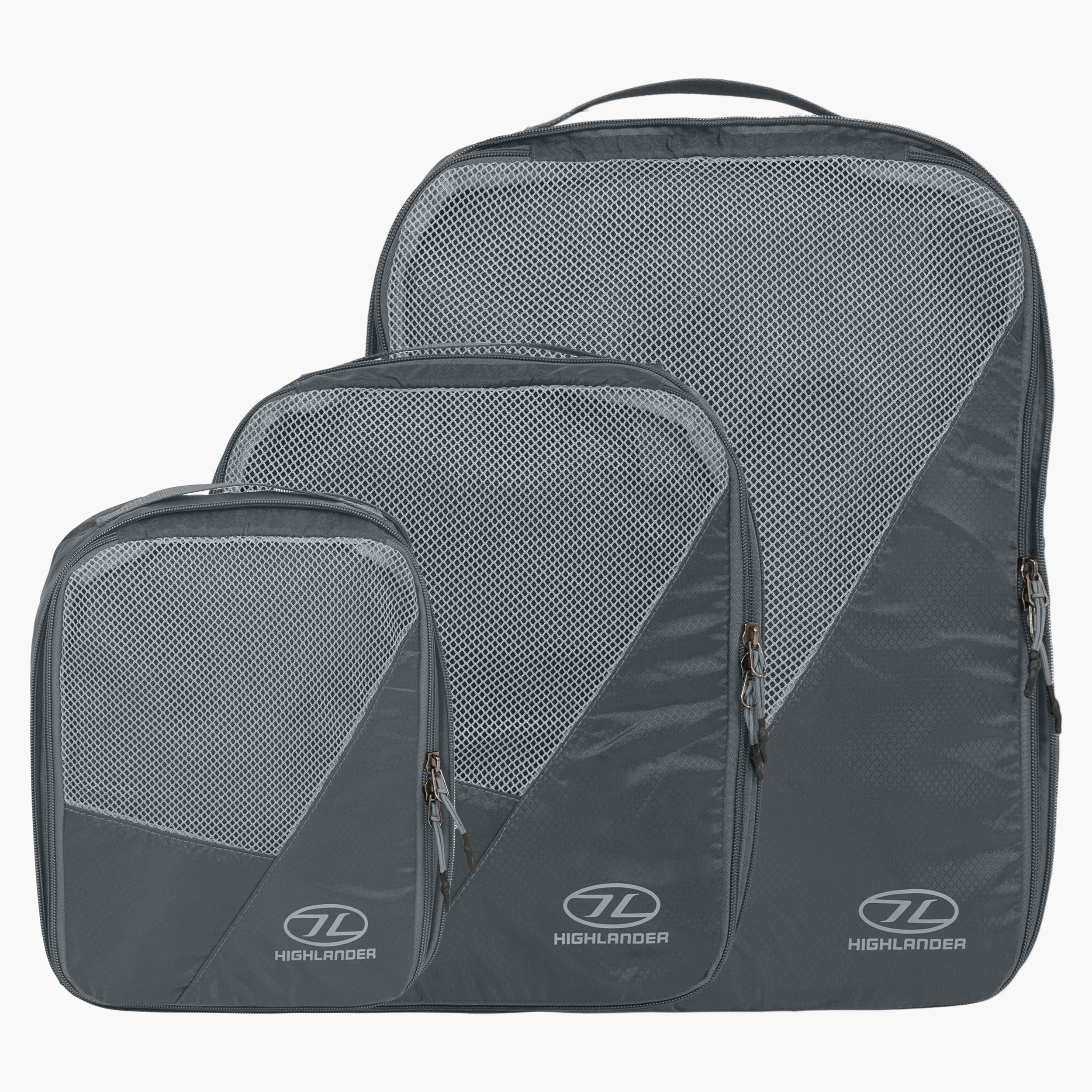 Compakta Packing Cubes, Grey | Highlander Outdoor