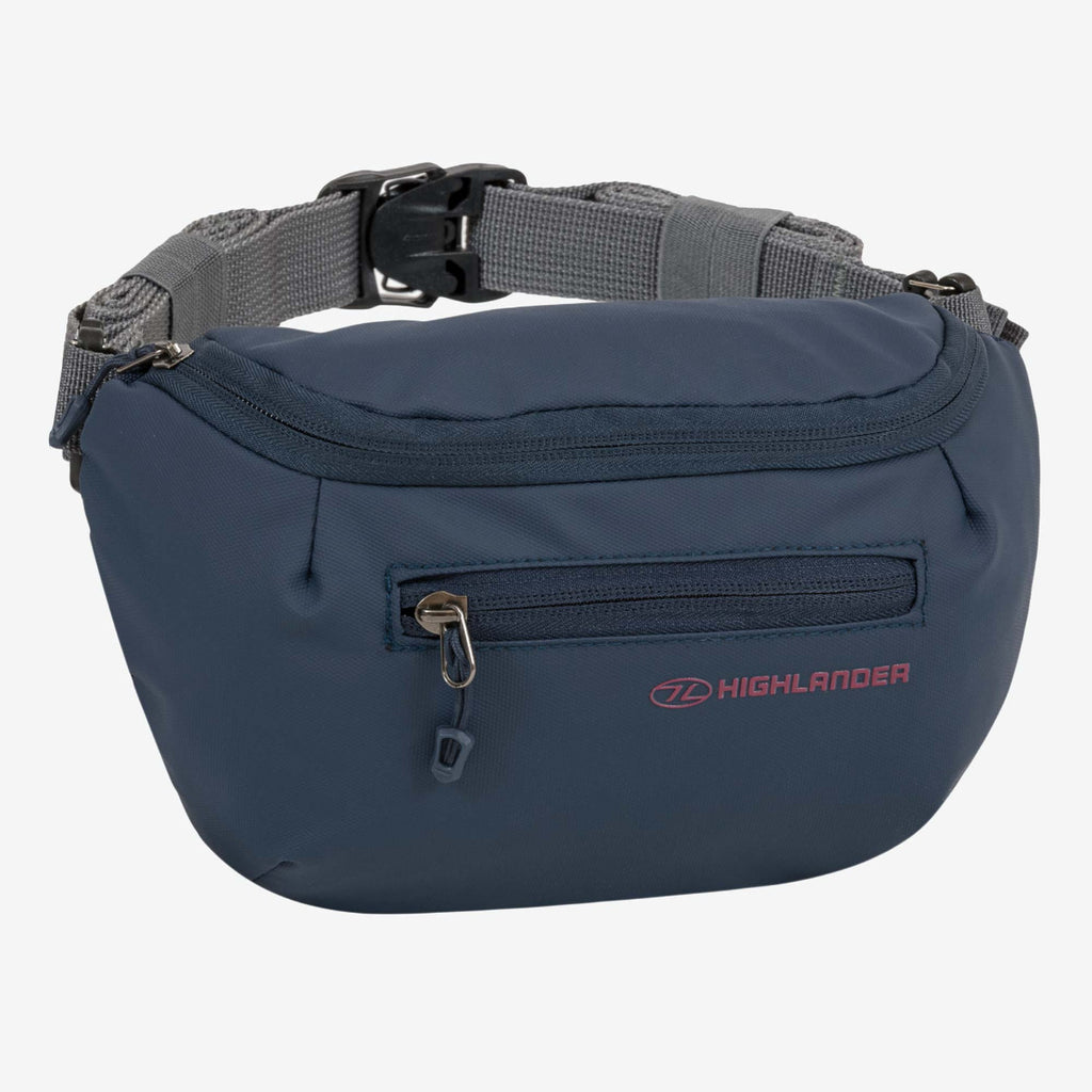 Hip Bag Classic Bumbag Melange Targa Bum Bag, Black Highlander Outdoor